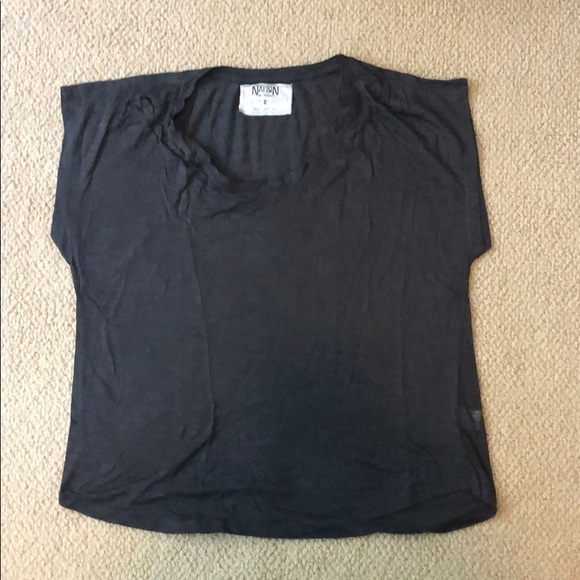 Nation Grey Burnout T-Shirt - Picture 1 of 1